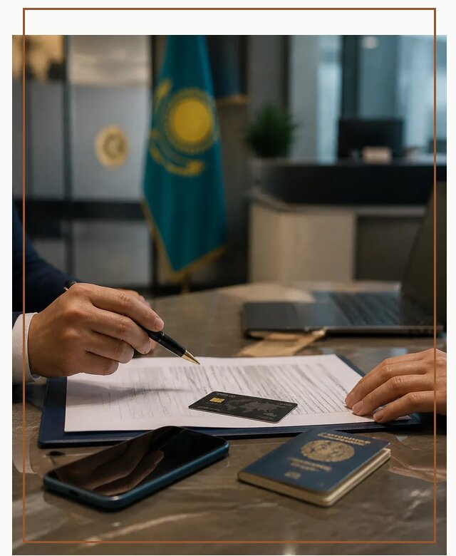 Открытие счета и банковской карты в Казахстане в Ноябрьске